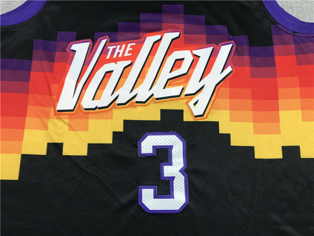 Chris Paul #3 Phoenix Suns Black City Edition Swingman Embroidered Jersey