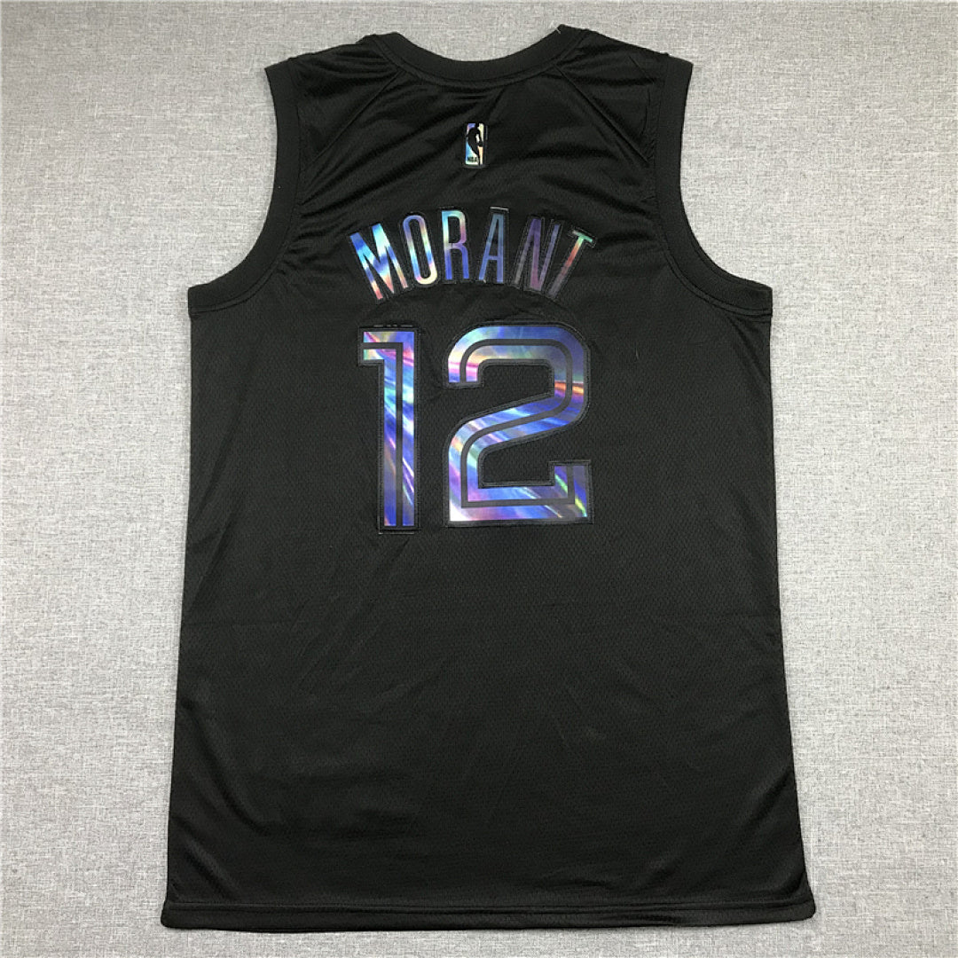 Ja Morant# 12 Memphis Grizzlies City Edition Swingman Embroidered Jersey