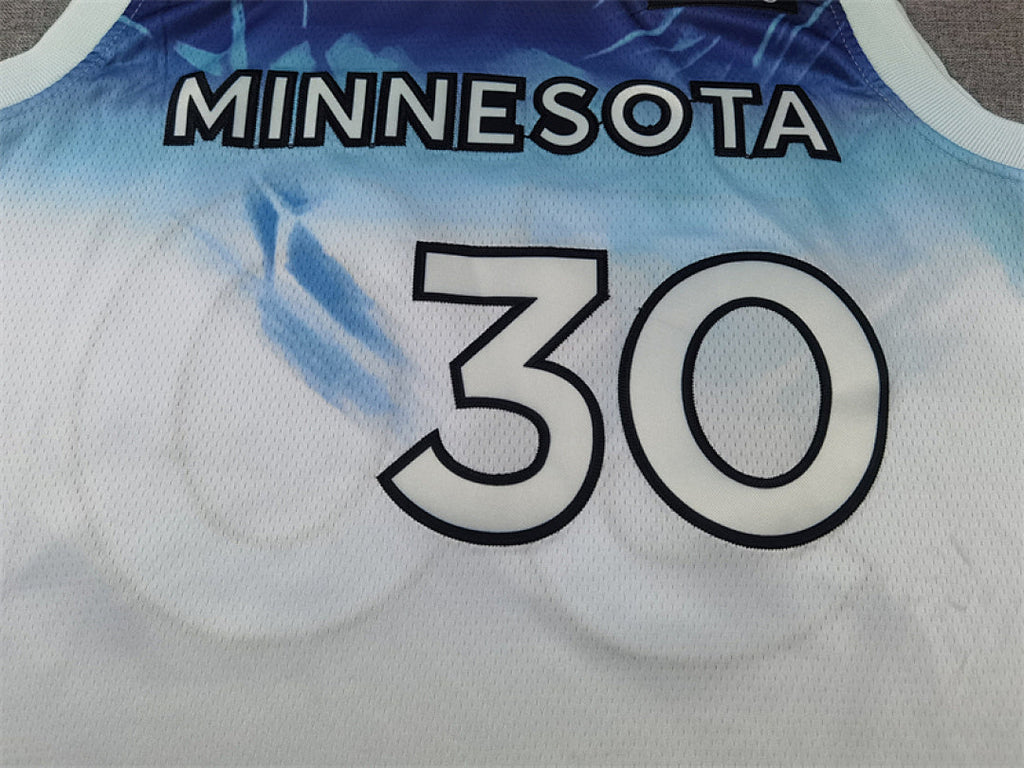 Julius Randle #30 Minnesota Timberwolves 2025 White City Edition Swingman Embroidered Jersey