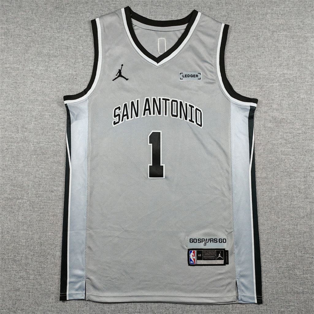 Victor Wembanyama #1 San Antonio Spurs City Edition Swingman Embroidered Jersey