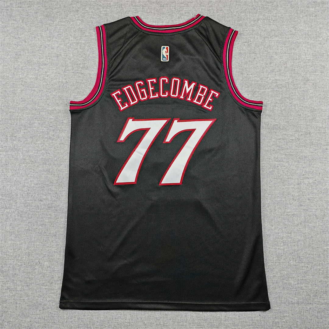 V. J. Edgecombe #77 Philadelphia 76ers 2026 Black City Edition Swingman Embroidered Jersey