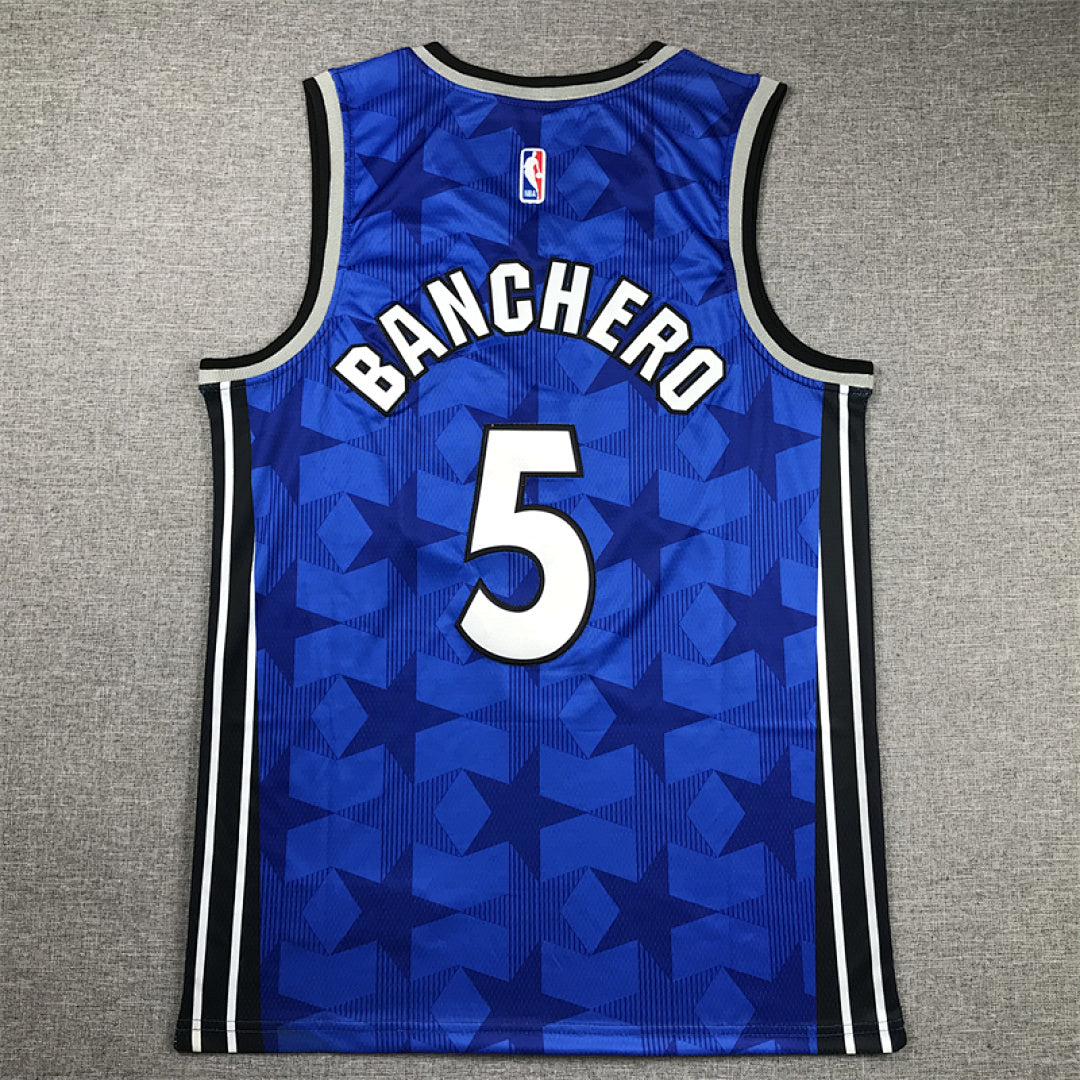 Paolo Banchero#5 Orlando Magic City Edition Swingman Embroidered Jersey