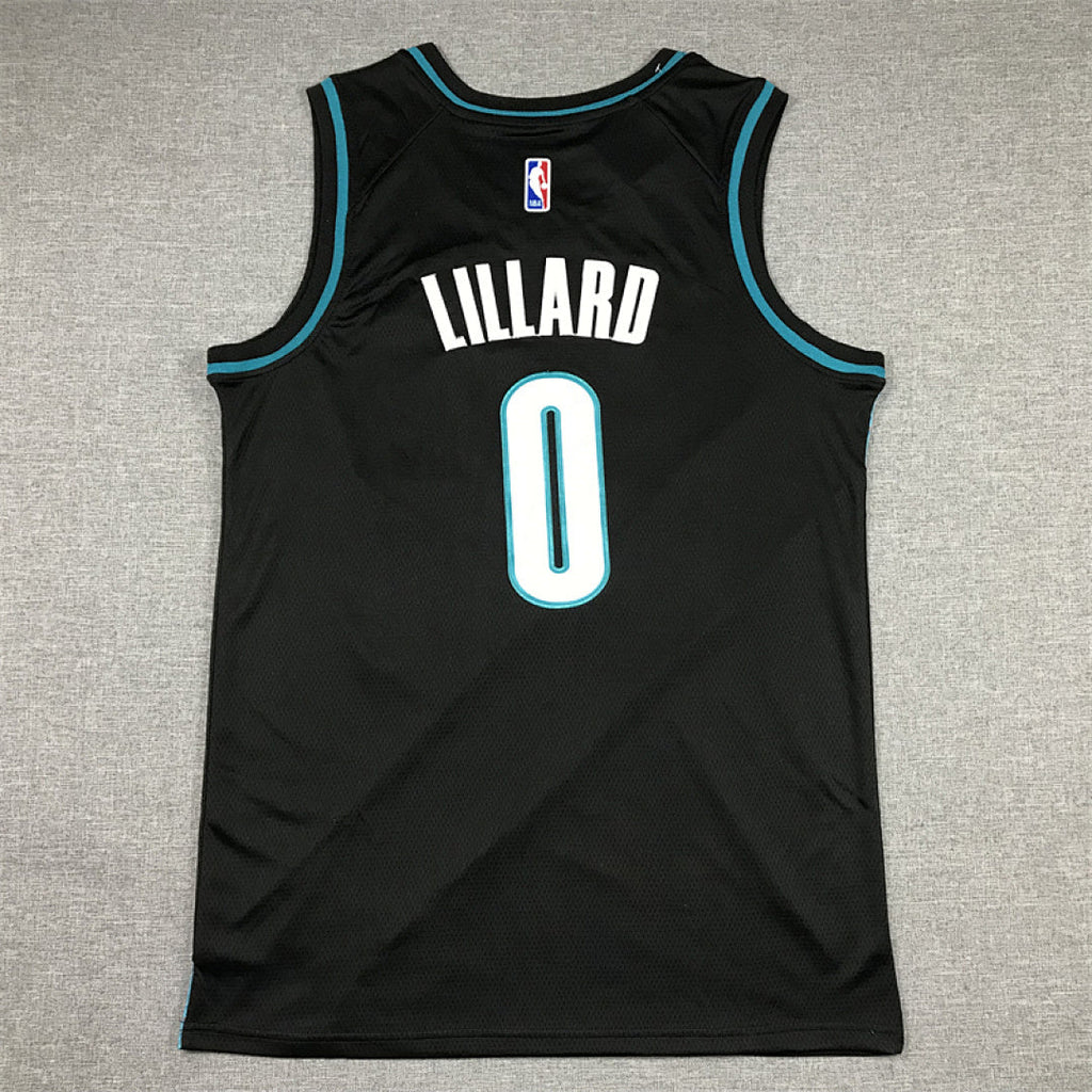 Damian  Lillard#0 Portland Trail Blazers City Edition Swingman Embroidered Jersey