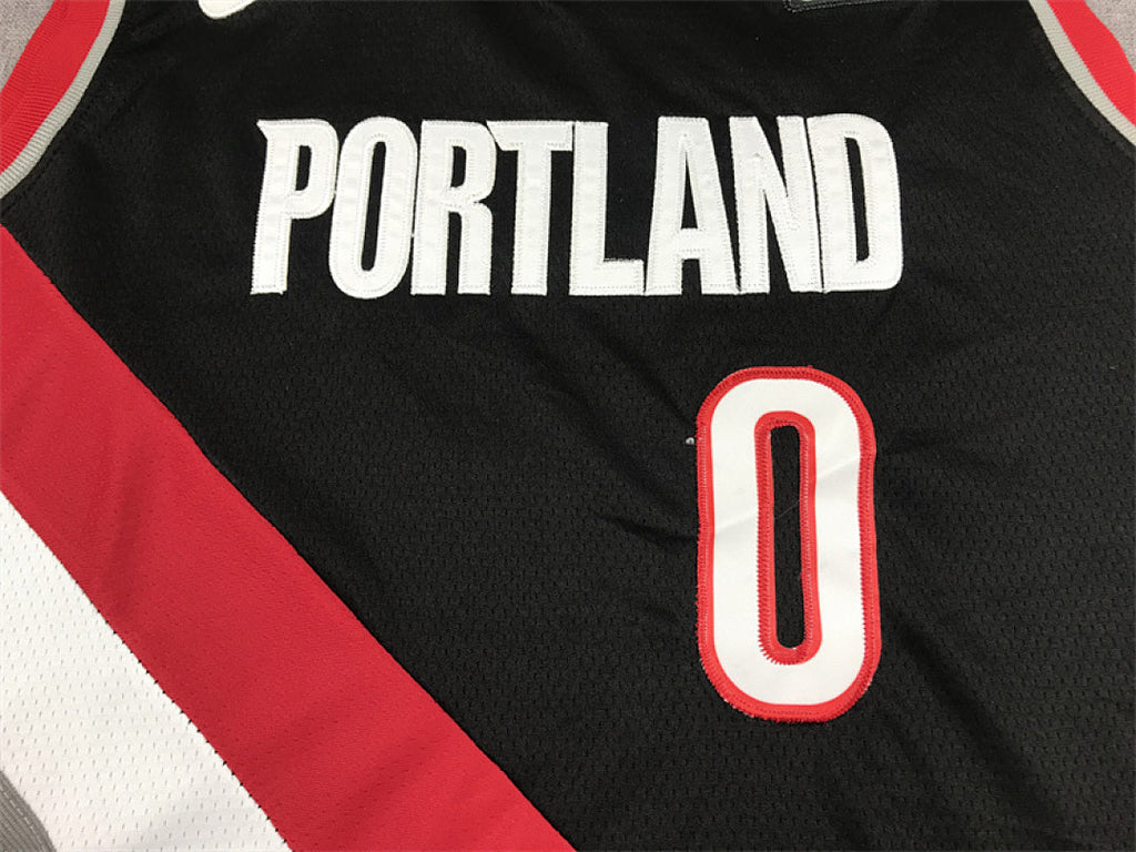 Damian Lillard #0 Portland Trail Blazers 2023 City Edition Swingman Embroidered Jersey