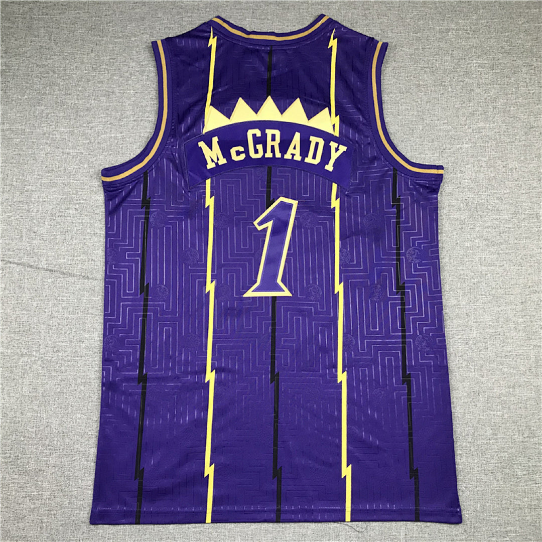 Tracy McGrady #1 Toronto Raptors 1998-99 (Year of the Rat Limited Edition) Throwback Embroidered Jersey