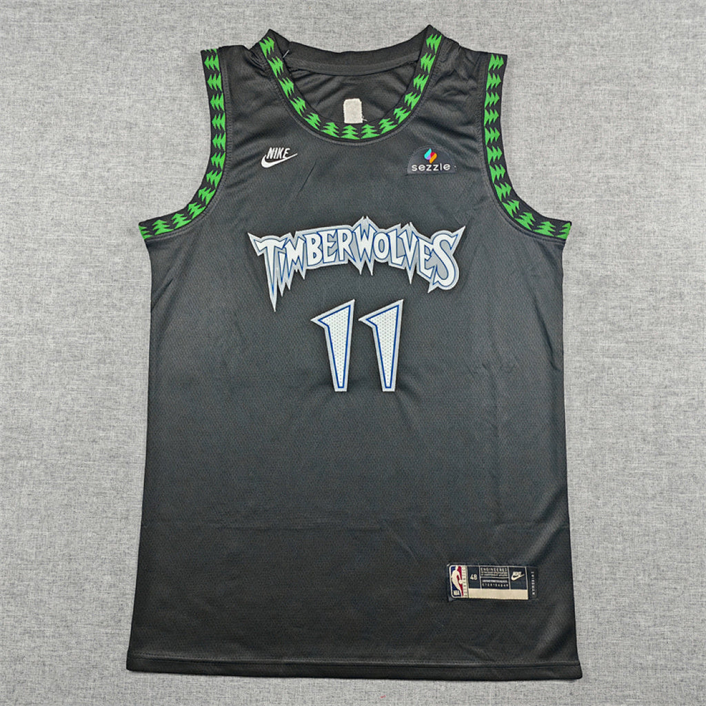 Naz Reid #11 Minnesota Timberwolves 2026 Black City Edition Swingman Embroidered Jersey