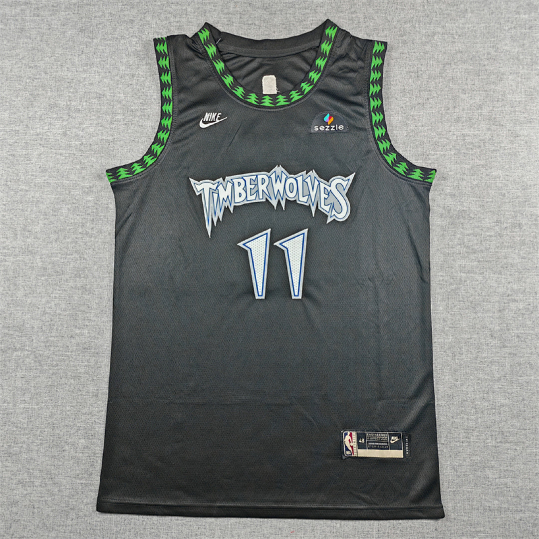 Naz Reid #11 Minnesota Timberwolves 2026 Black City Edition Swingman Embroidered Jersey