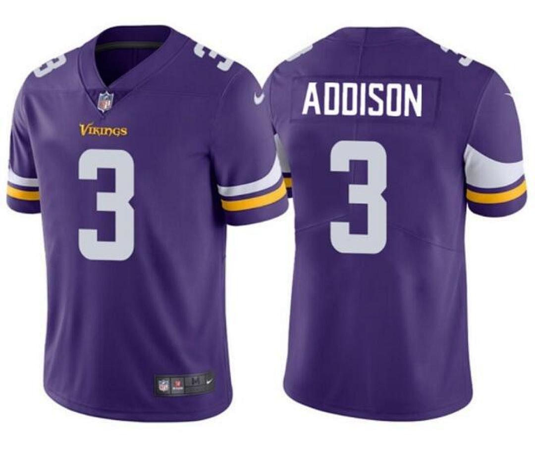 Jordan Addison #3 Minnesota Vikings Jersey
