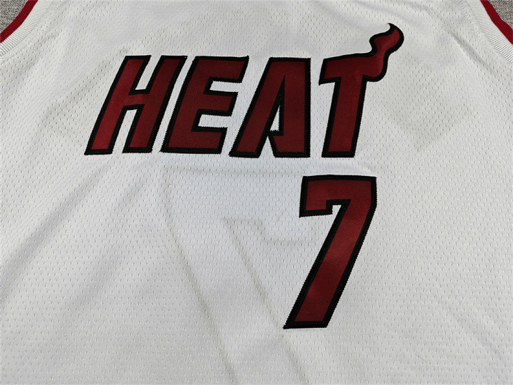 Miami Heat Giannis Antetokounmpo #7 White Jersey – Embroidered