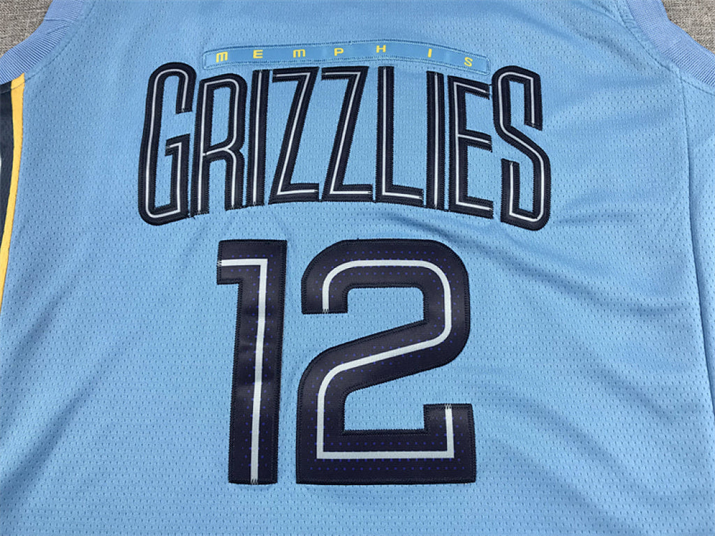 Ja Morant# 12 Memphis Grizzlies 2023 City Edition Swingman Embroidered Jersey