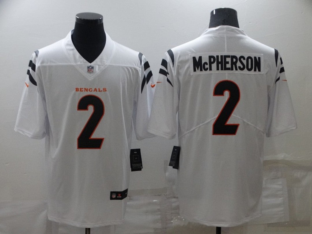 Evan McPherson#2 Cincinnati Bengals White Jersey
