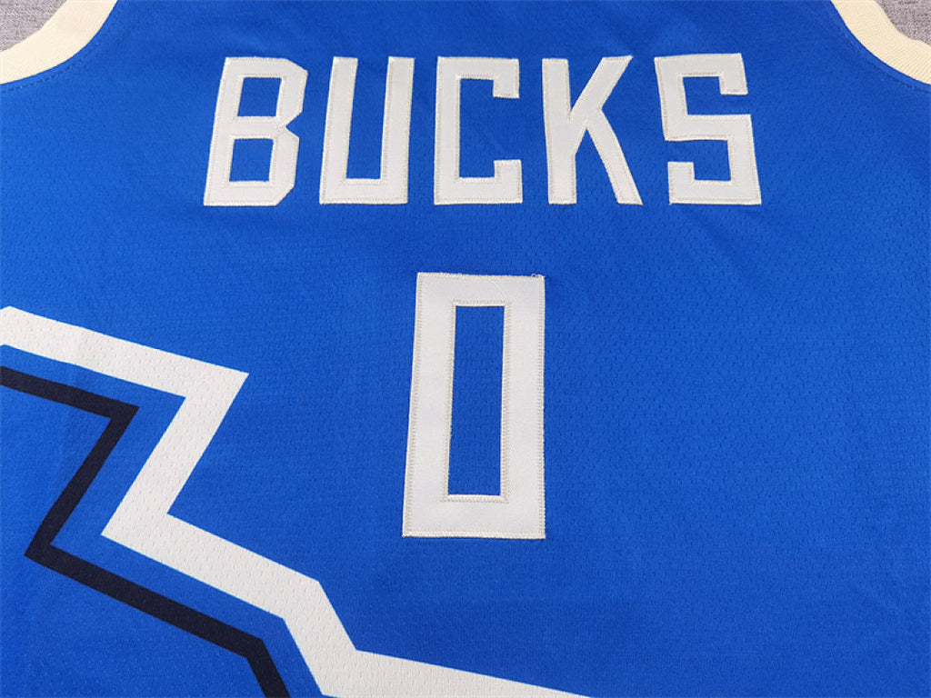 Damian Lillard# 0 Milwaukee Bucks 2025 City Edition Swingman Embroidered Jersey