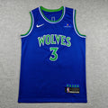 Minnesota Timberwolves Stephon Marbury #3 Blue Jersey – Embroidered