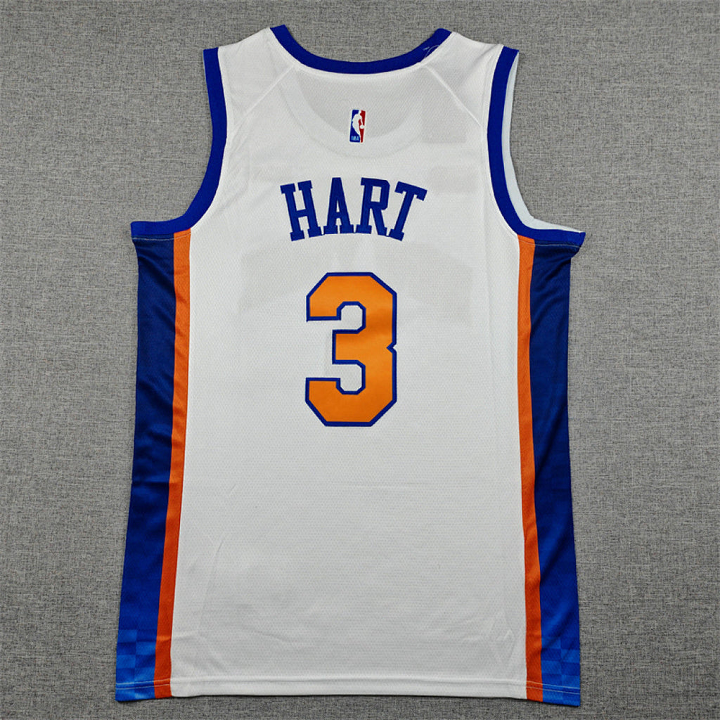 Josh Hart#3 New York Knicks 2026 White City Edition Swingman Embroidered Jersey