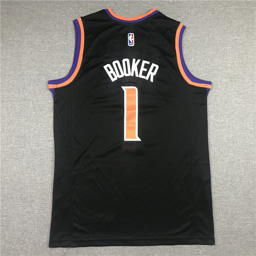 Devin Booker #1 Phoenix Suns  Black City Edition Swingman Embroidered Jersey