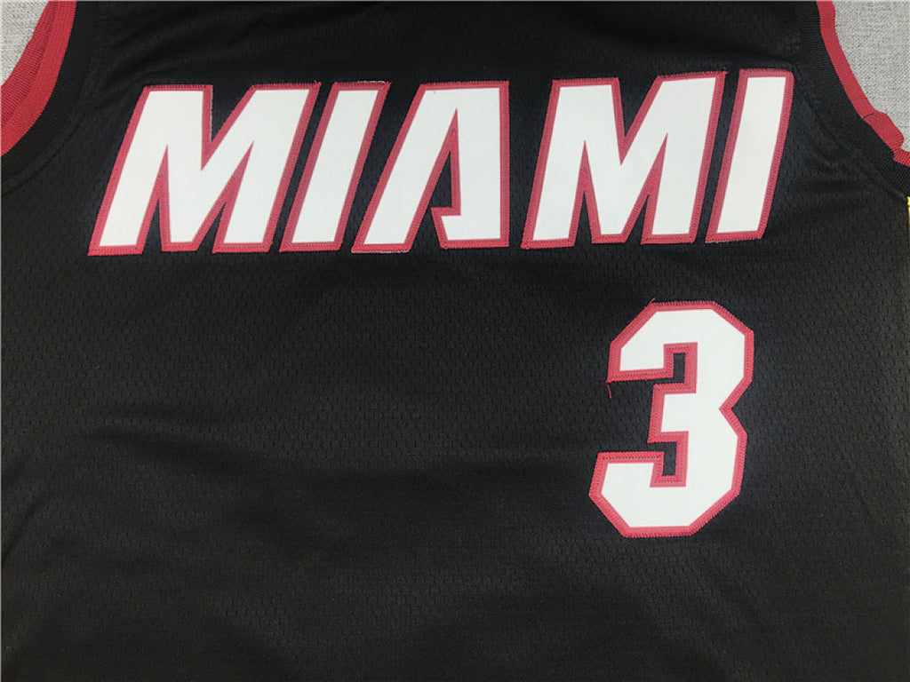 Miami Heat Dwyane Wade #3 City Edition Swingman Set — Embroidered