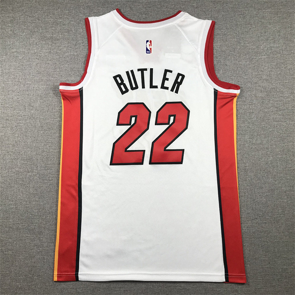 Jimmy Butler# 22 Miami Heat White City Edition Swingman Embroidered Jersey