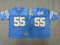 Youth Junior Seau #55 Los Angeles Chargers Vintage Throwback Jersey