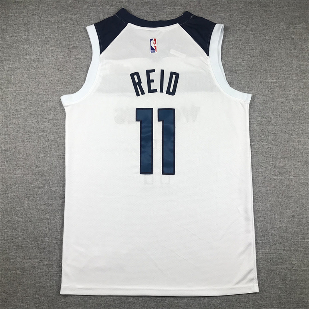 Naz Reid #11 Minnesota Timberwolves White City Edition Swingman Embroidered Jersey