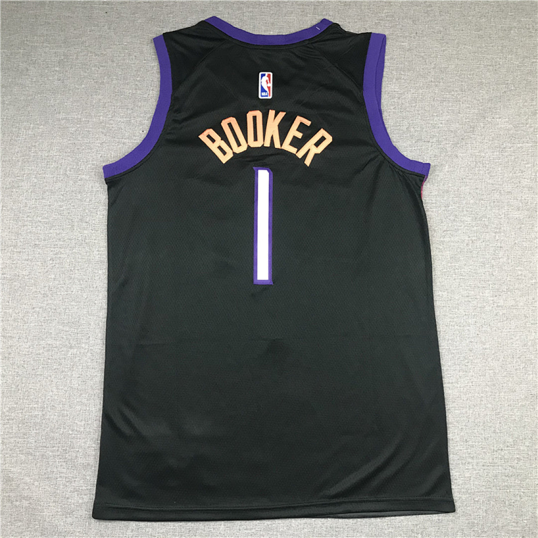 Devin Booker#1 Phoenix Suns City Edition Swingman Embroidered Jersey