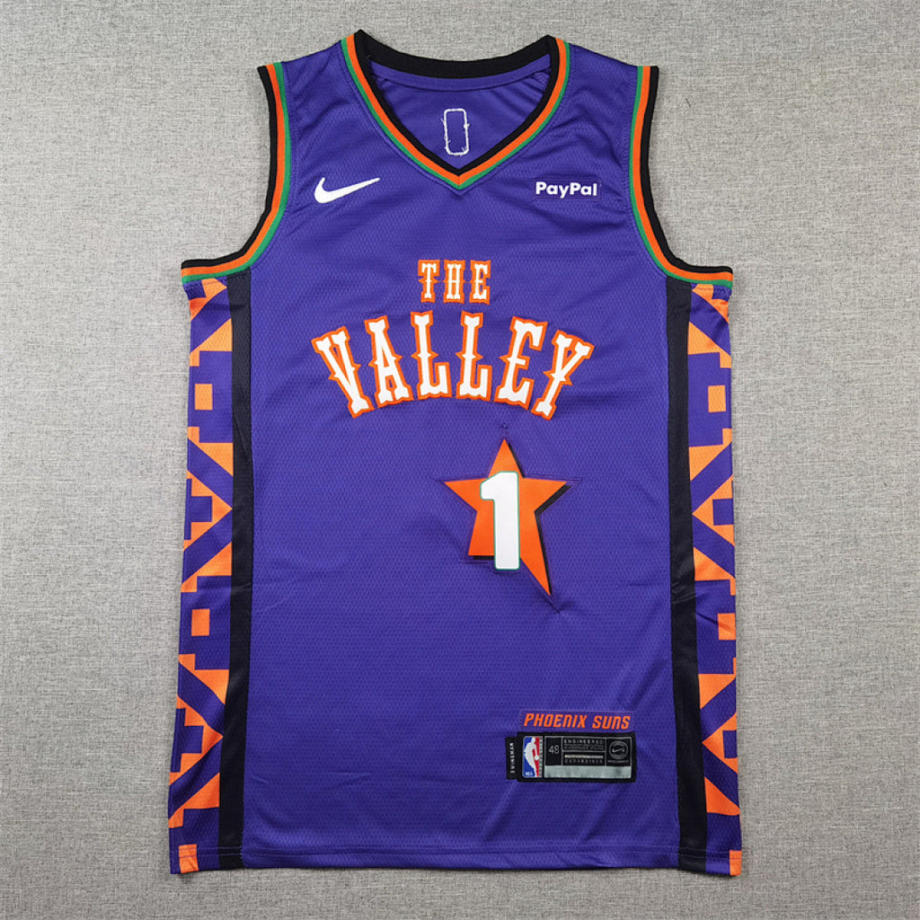 Devin Booker#1 Phoenix Suns 2025 City Edition Swingman Embroidered Jersey