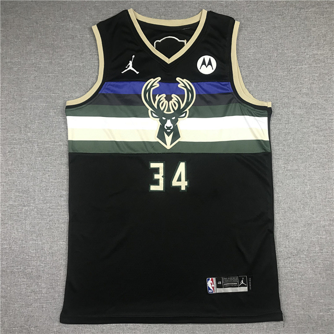 Giannis Antetokounmpo# 34 Milwaukee Bucks Finals City Edition Swingman Embroidered Jersey