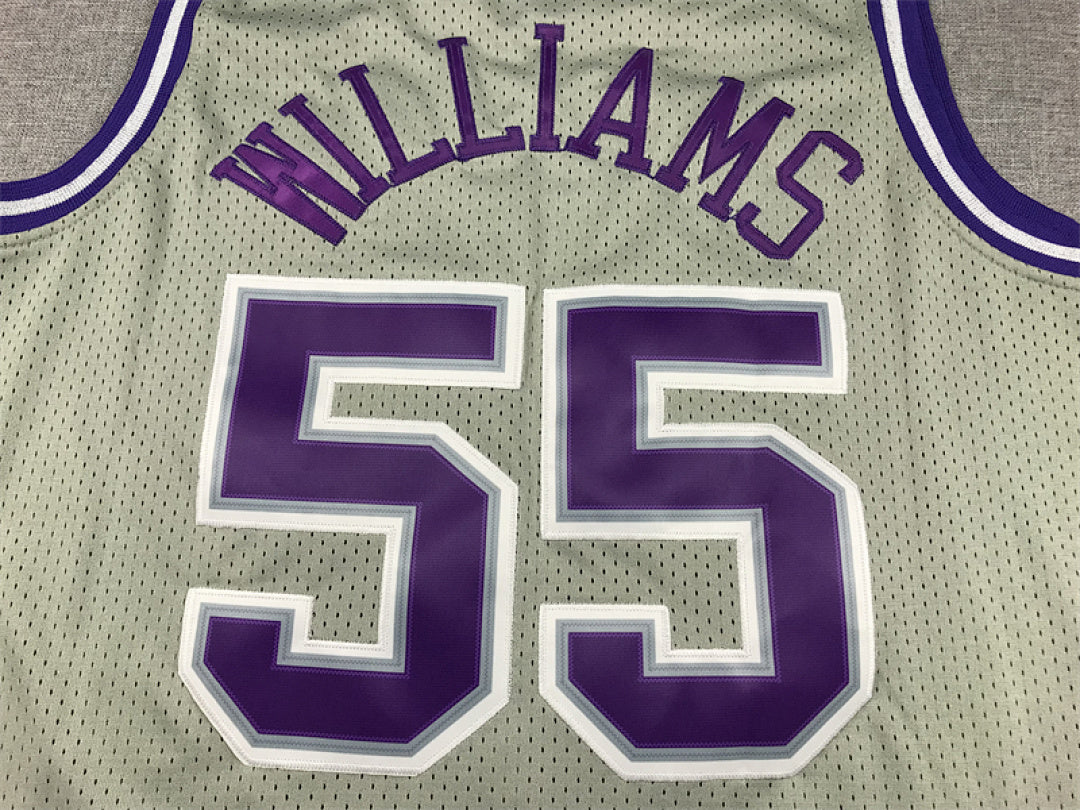 Jason Chandler Williams #55 Sacramento Kings 2000-01 Throwback Embroidered Jersey