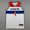 Washington Wizards AJ Dybantsa #4 White Jersey – Embroidered