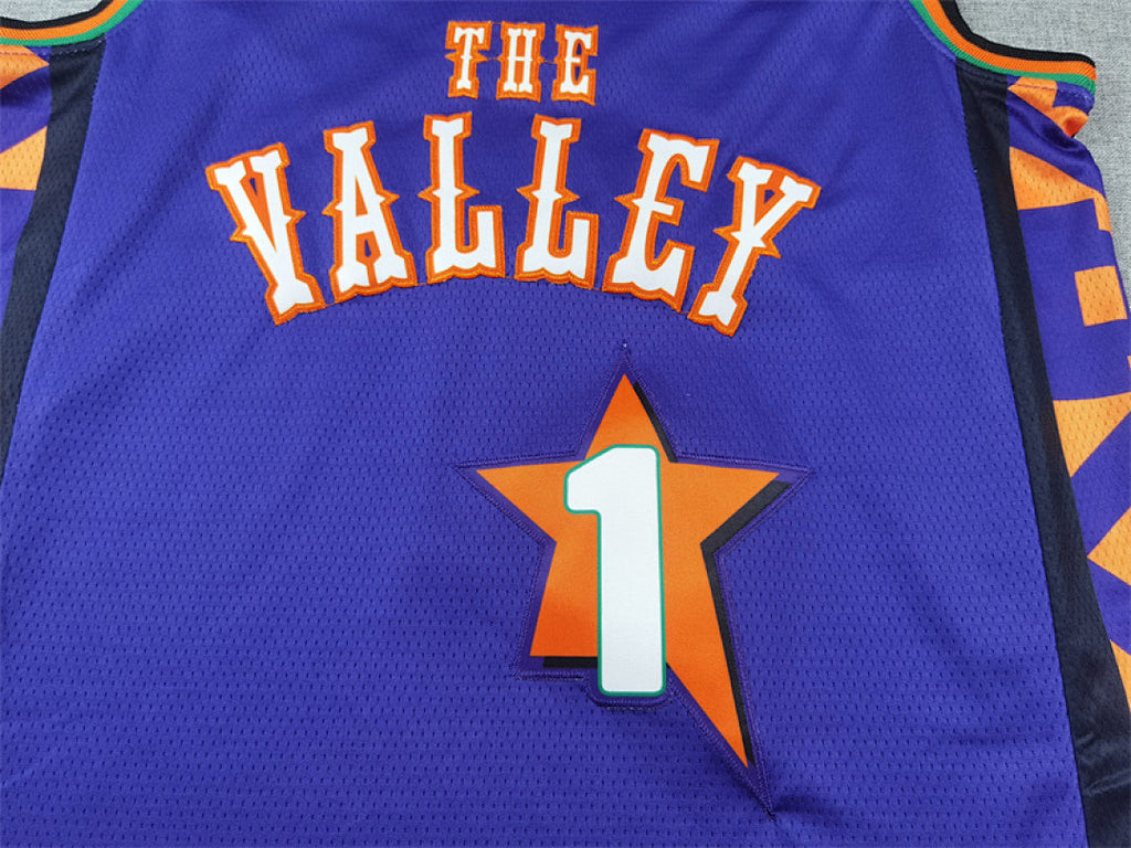 Devin Booker#1 Phoenix Suns 2025 City Edition Swingman Embroidered Jersey