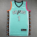 Victor Wembanyama #1 San Antonio Spurs 2023 City Edition Swingman Embroidered Jersey