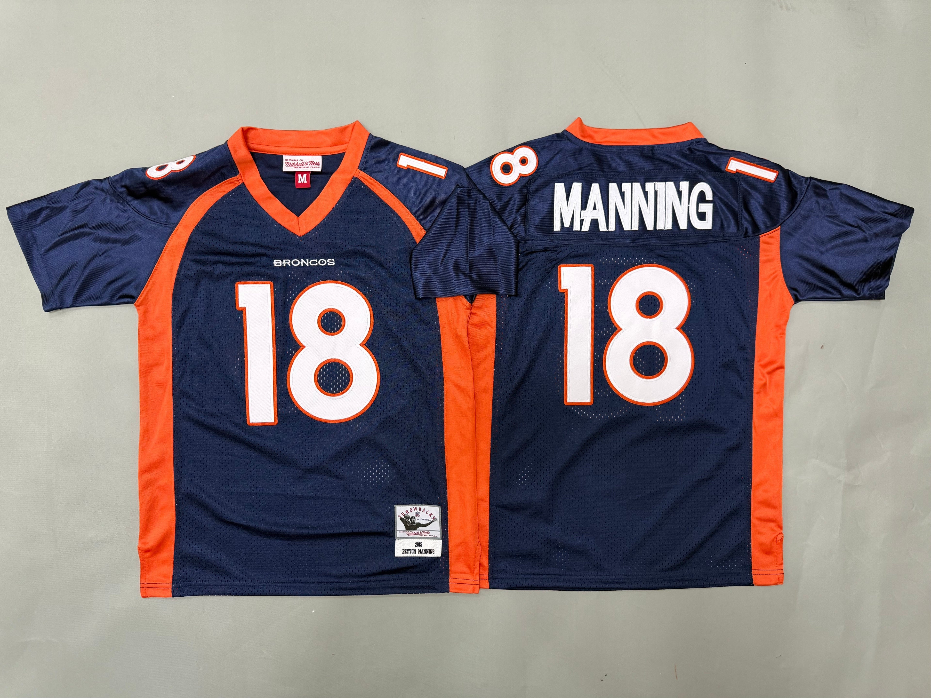 Youth Peyton Manning  #18 Denver Broncos Vintage Throwback Jersey