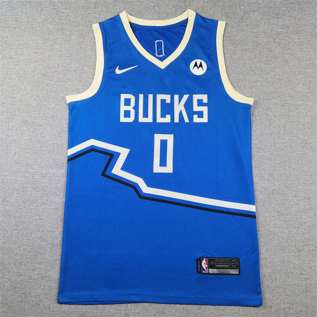 Damian Lillard# 0 Milwaukee Bucks 2025 City Edition Swingman Embroidered Jersey