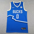 Damian Lillard# 0 Milwaukee Bucks 2025 City Edition Swingman Embroidered Jersey