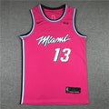 Bam Adebayo# 13 Miami Heat  City Edition Swingman Embroidered Jersey