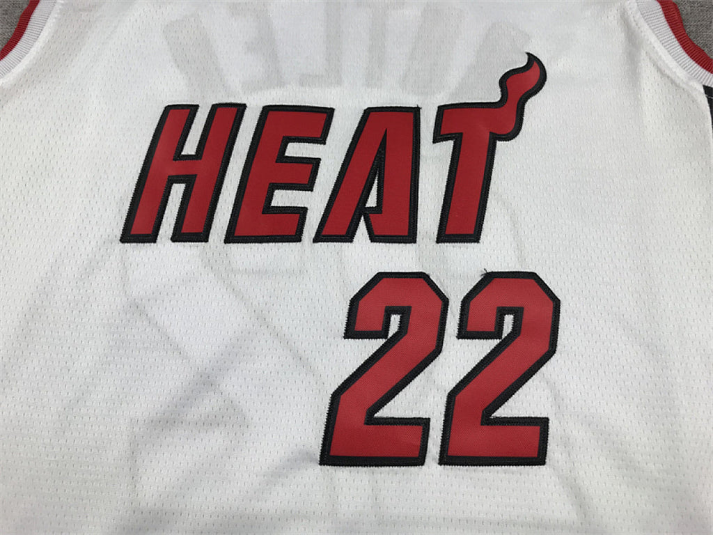 Jimmy Butler# 22 Miami Heat White City Edition Swingman Embroidered Jersey