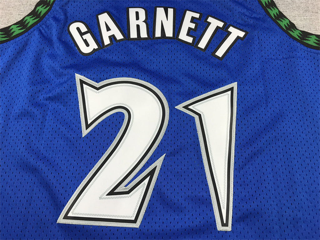 Kevin Garnett #21 Minnesota Timberwolves 2003-04 Throwback Embroidered Jersey