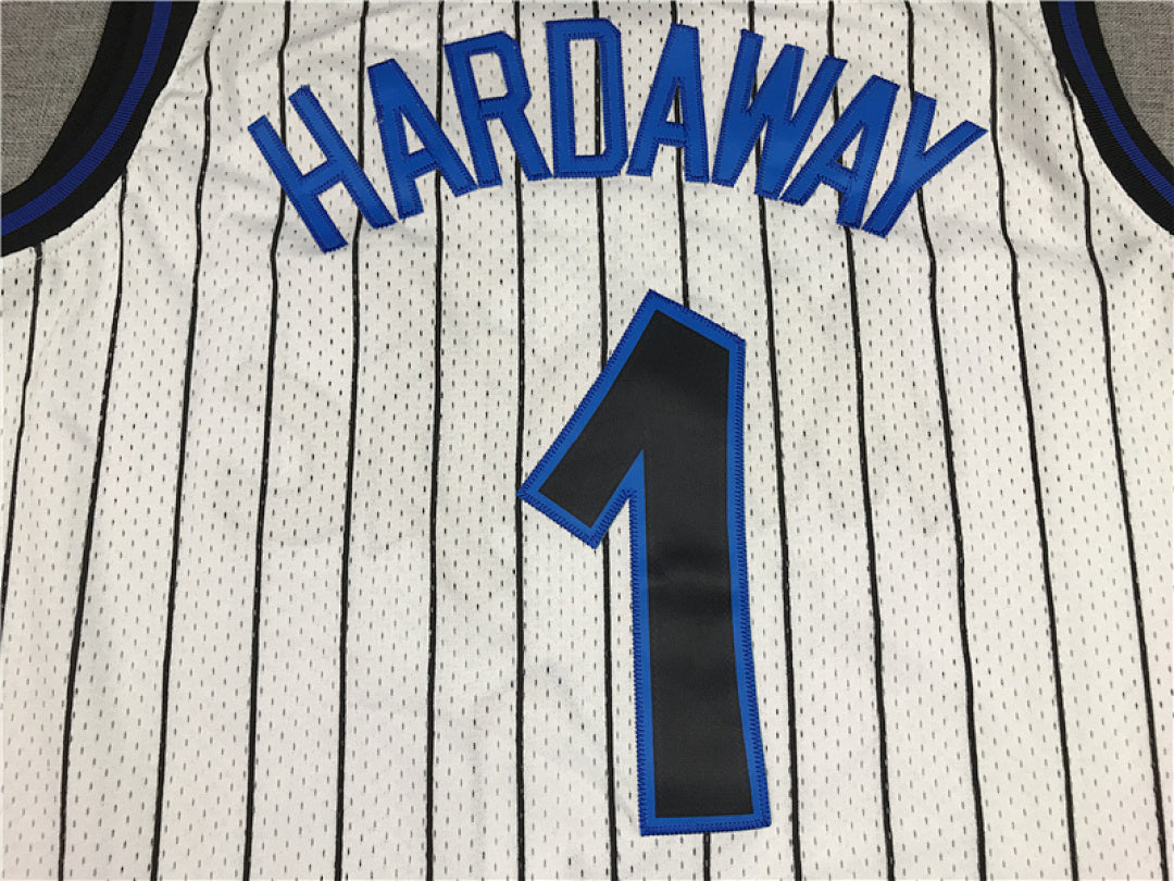 Anfernee Hardaway#1 Orlando Magic 1993-94 Hardaway White Edition  Embroidered Jersey