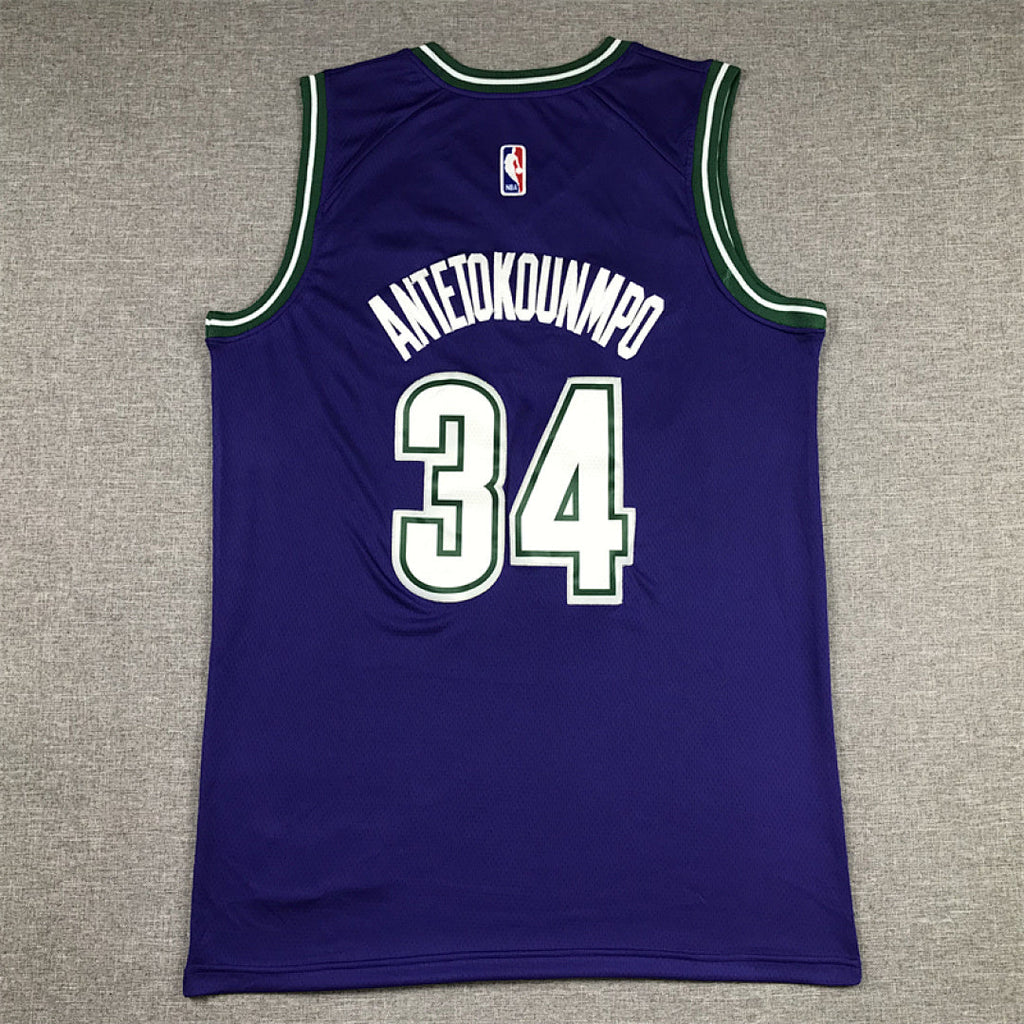 Giannis Antetokounmpo# 34 Milwaukee Bucks 2023 City Edition Swingman Embroidered Jersey