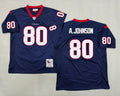 Mens Andre Johnson #80 Houston Texans Vintage Throwback Jersey