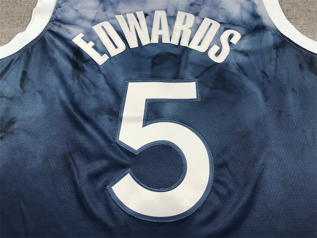 Anthony Edwards #5 Minnesota Timberwolves 2024 City Edition Swingman Embroidered Jersey