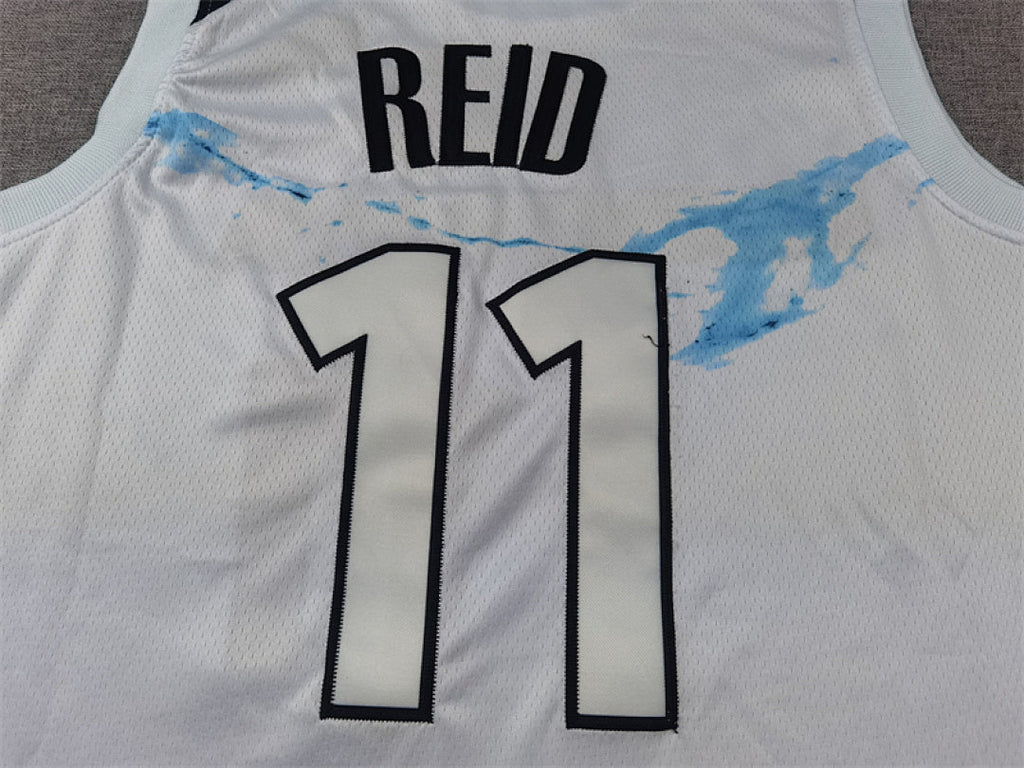 Naz Reid #11 Minnesota Timberwolves 2025 White City Edition Swingman Embroidered Jersey
