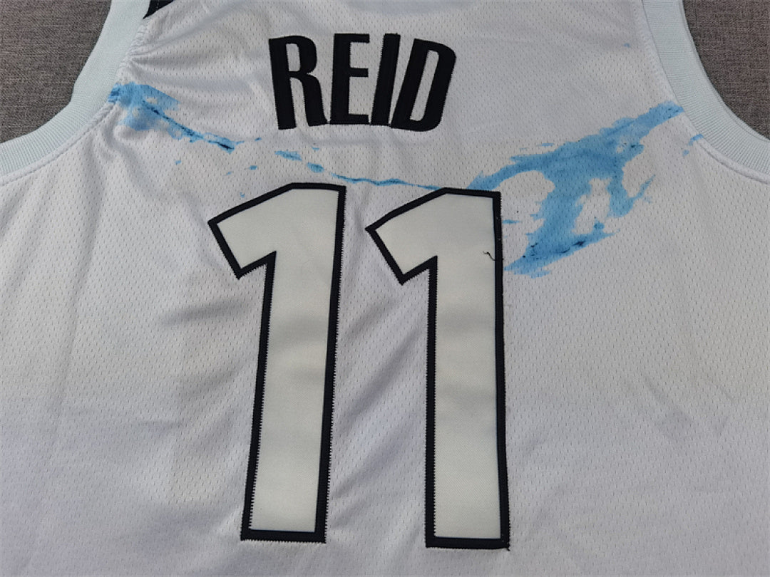 Naz Reid #11 Minnesota Timberwolves 2025 White City Edition Swingman Embroidered Jersey
