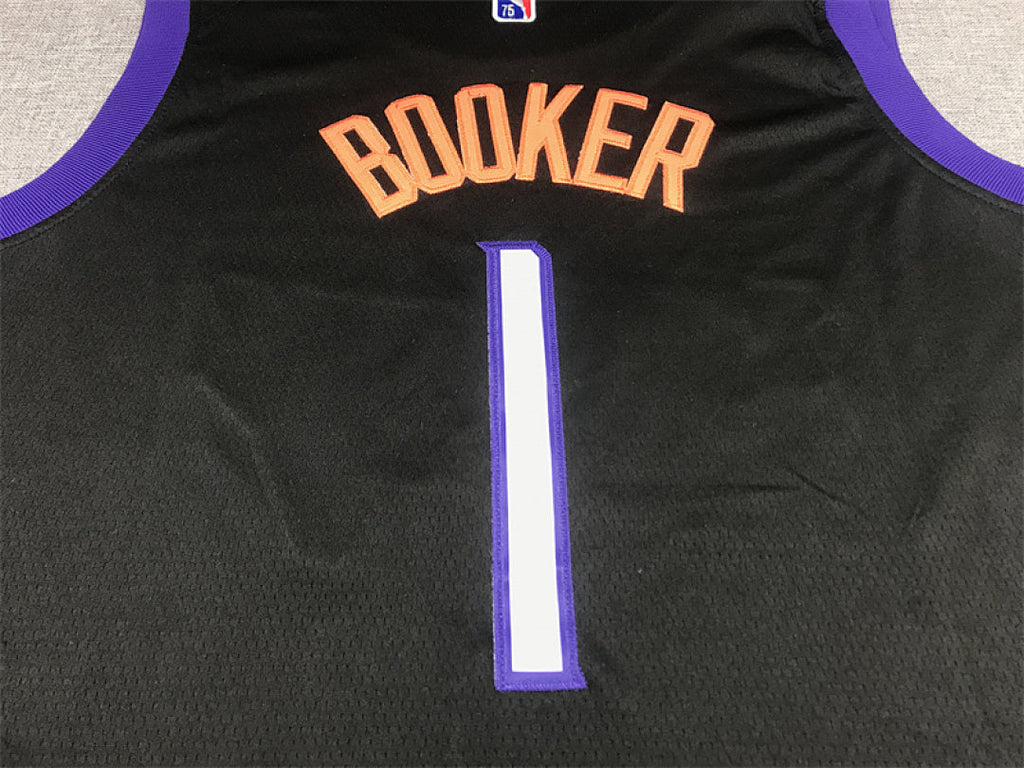 Devin Booker#1 Phoenix Suns City Edition Swingman Embroidered Jersey