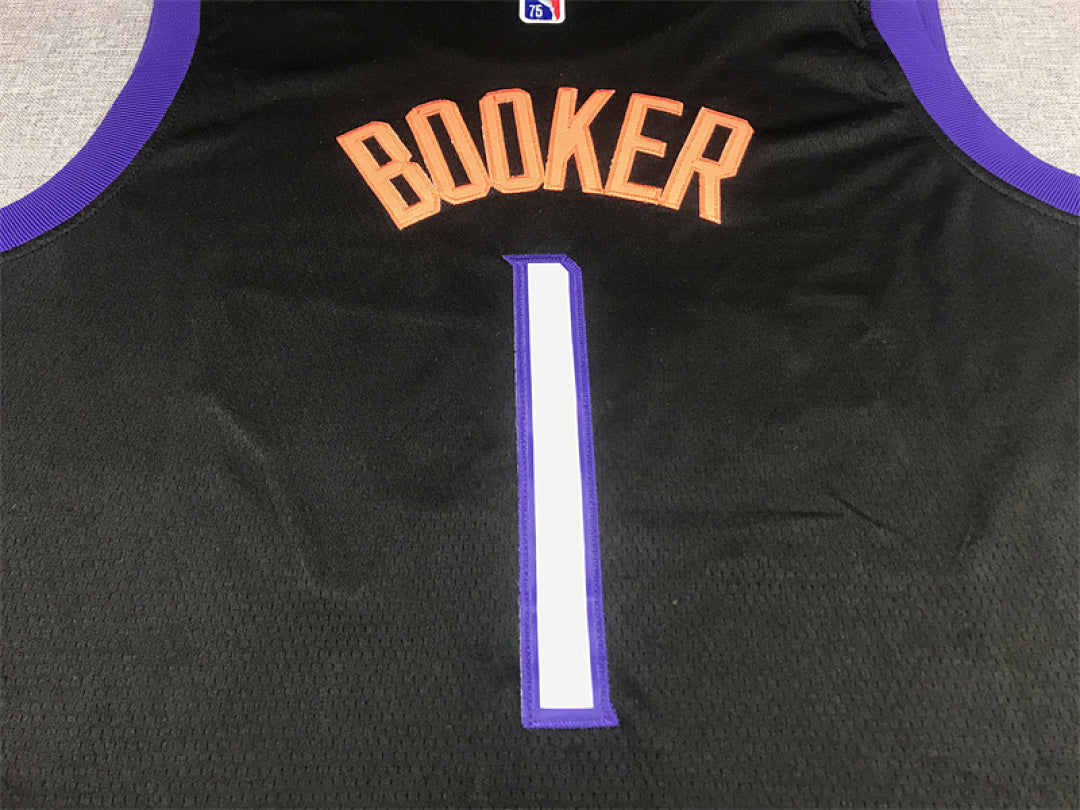 Devin Booker#1 Phoenix Suns City Edition Swingman Embroidered Jersey