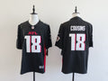 Kirk Cousins #18 Atlanta Falcons black Jersey