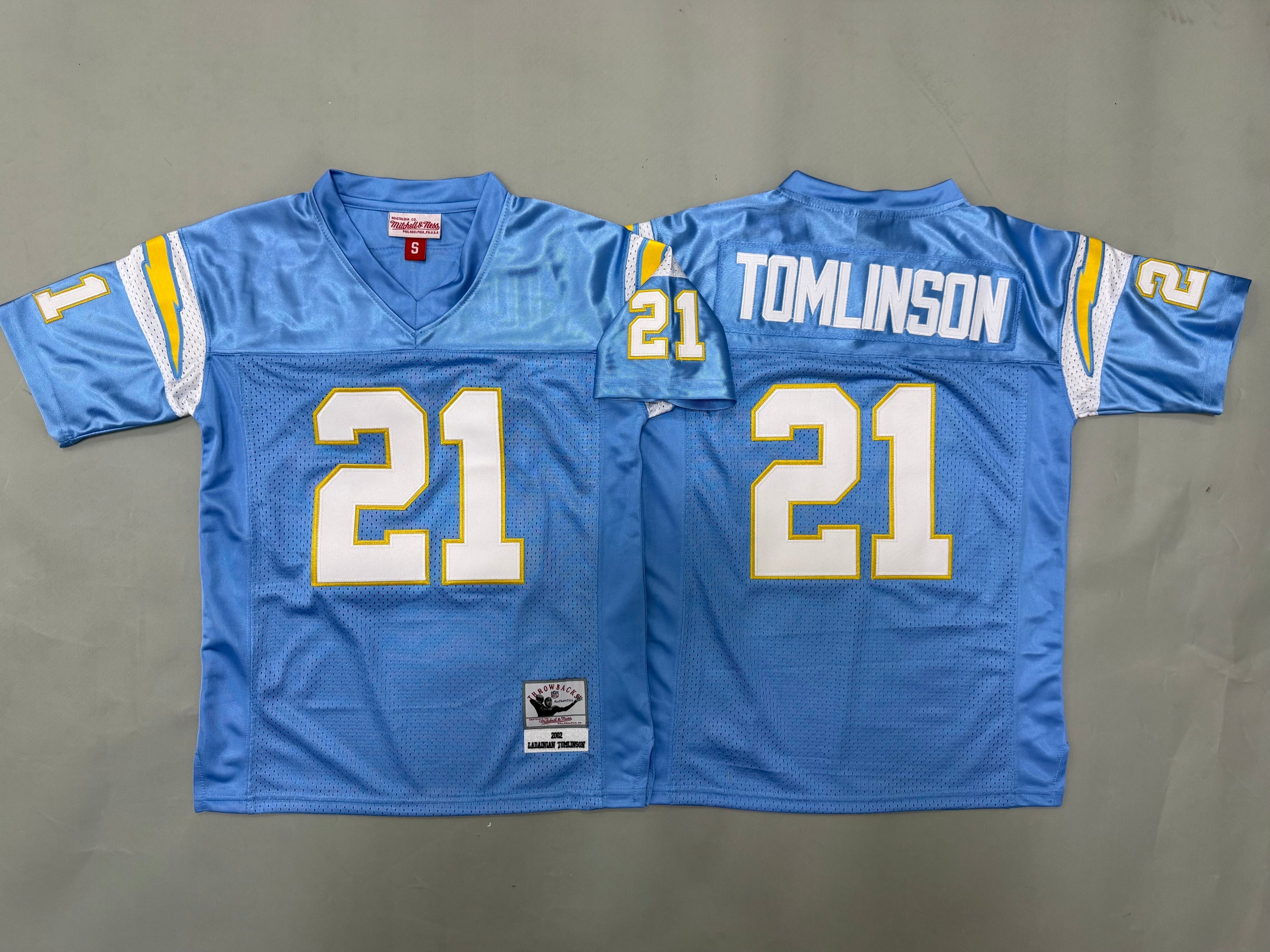 Youth LaDainian Tomlinson #21 Los Angeles Chargers Vintage Throwback Jersey