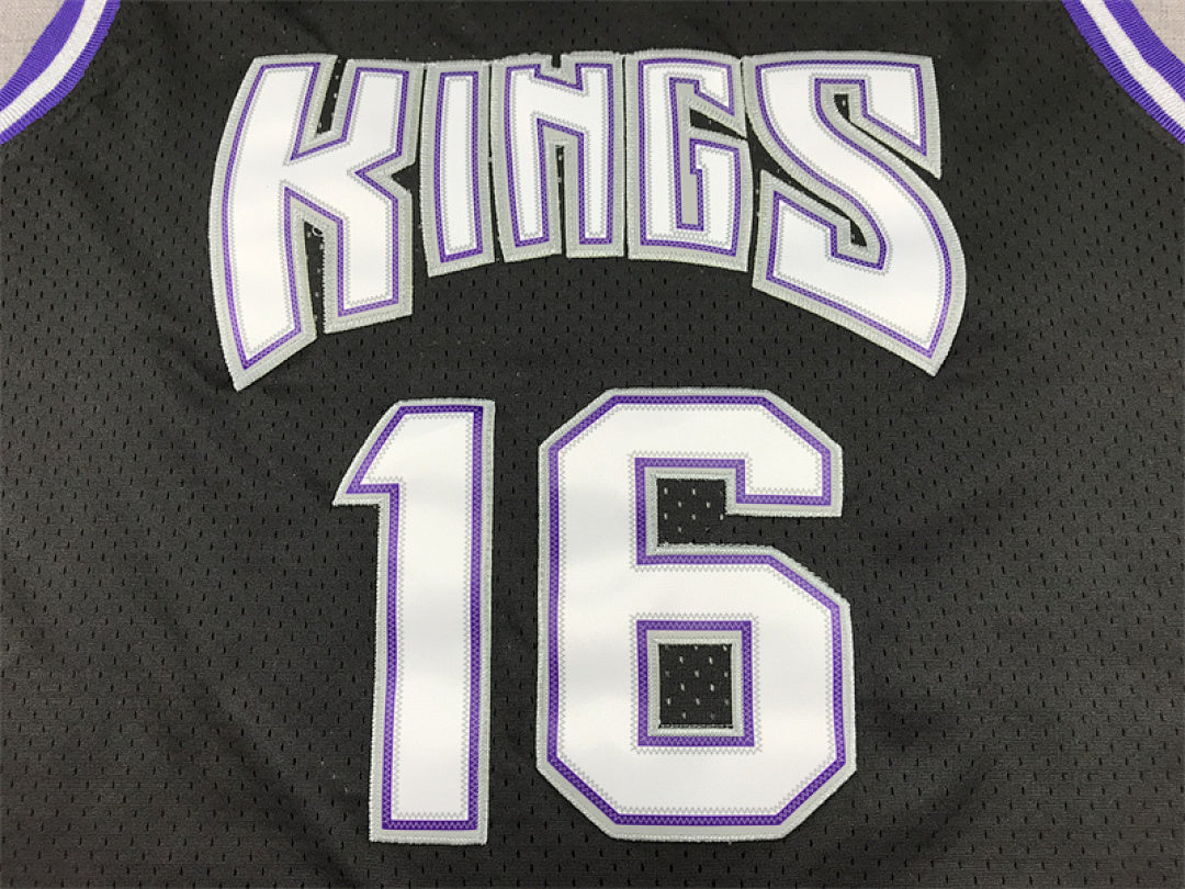 Predrag Stojaković'#16 Sacramento Kings 2001-02 Throwback Embroidered Jersey