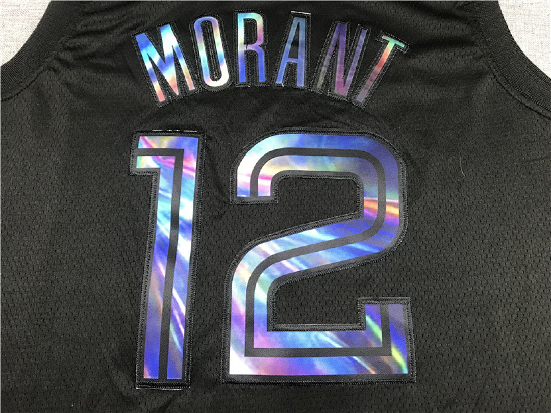 Ja Morant# 12 Memphis Grizzlies City Edition Swingman Embroidered Jersey
