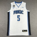 Paolo Banchero#5 Orlando Magic White City Edition Swingman Embroidered Jersey