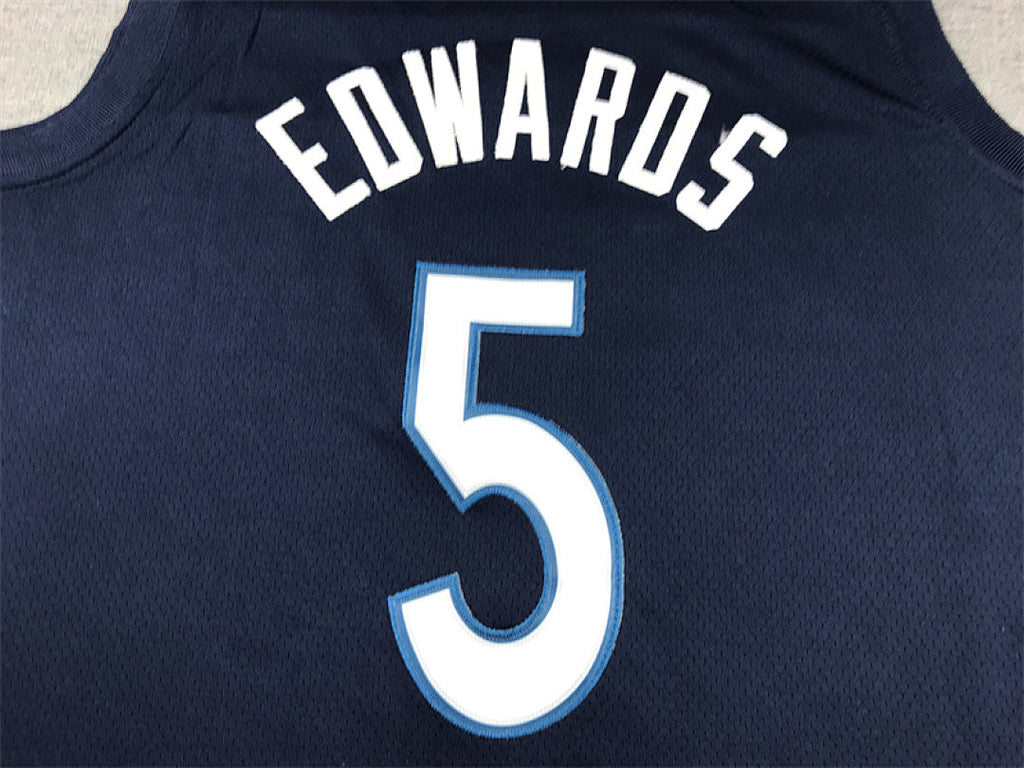 Anthony Edwards #5 Minnesota Timberwolves City Edition Swingman Embroidered Jersey